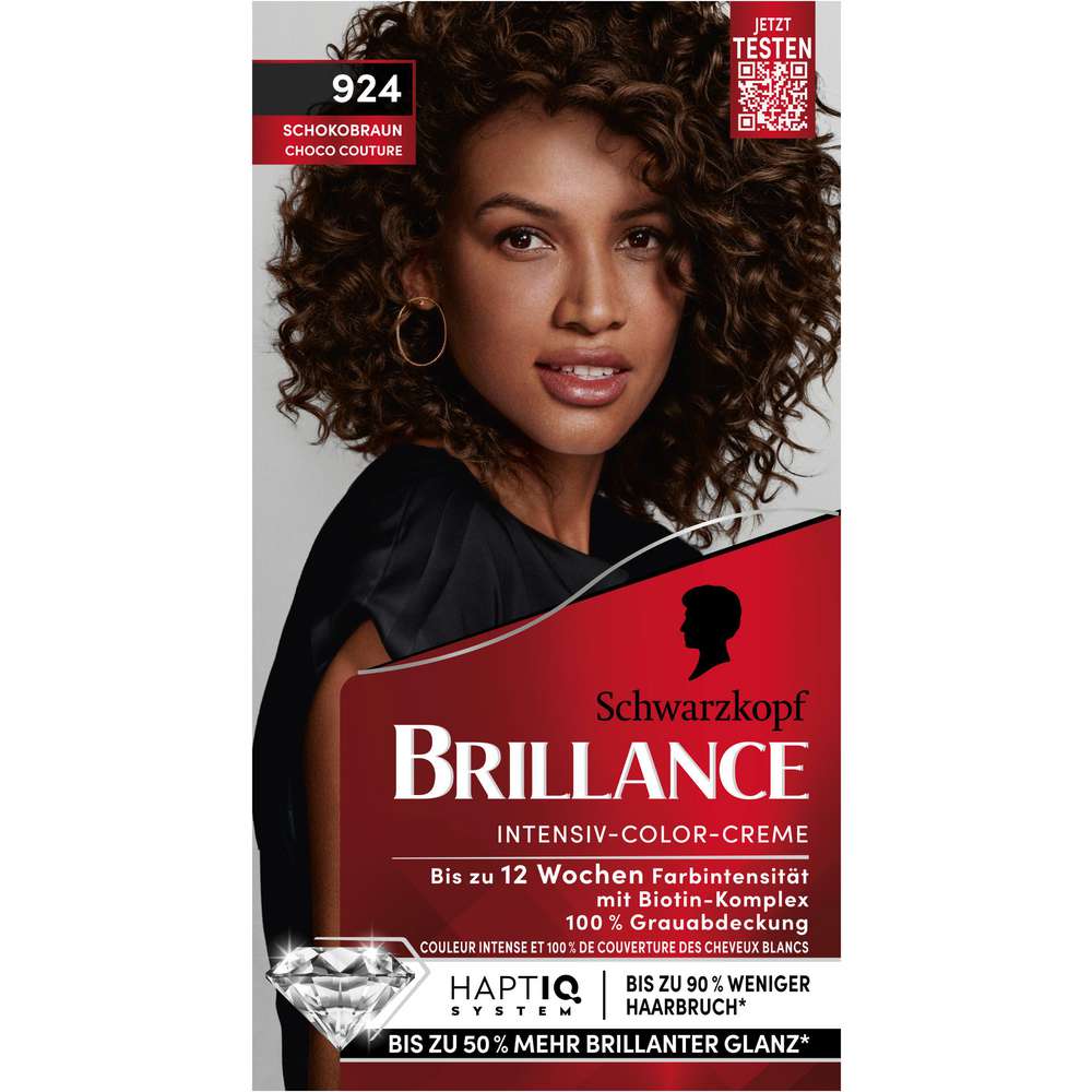 Produktabbildung Schwarzkopf Brillance Haarfarbe, 924 Schokobraun
