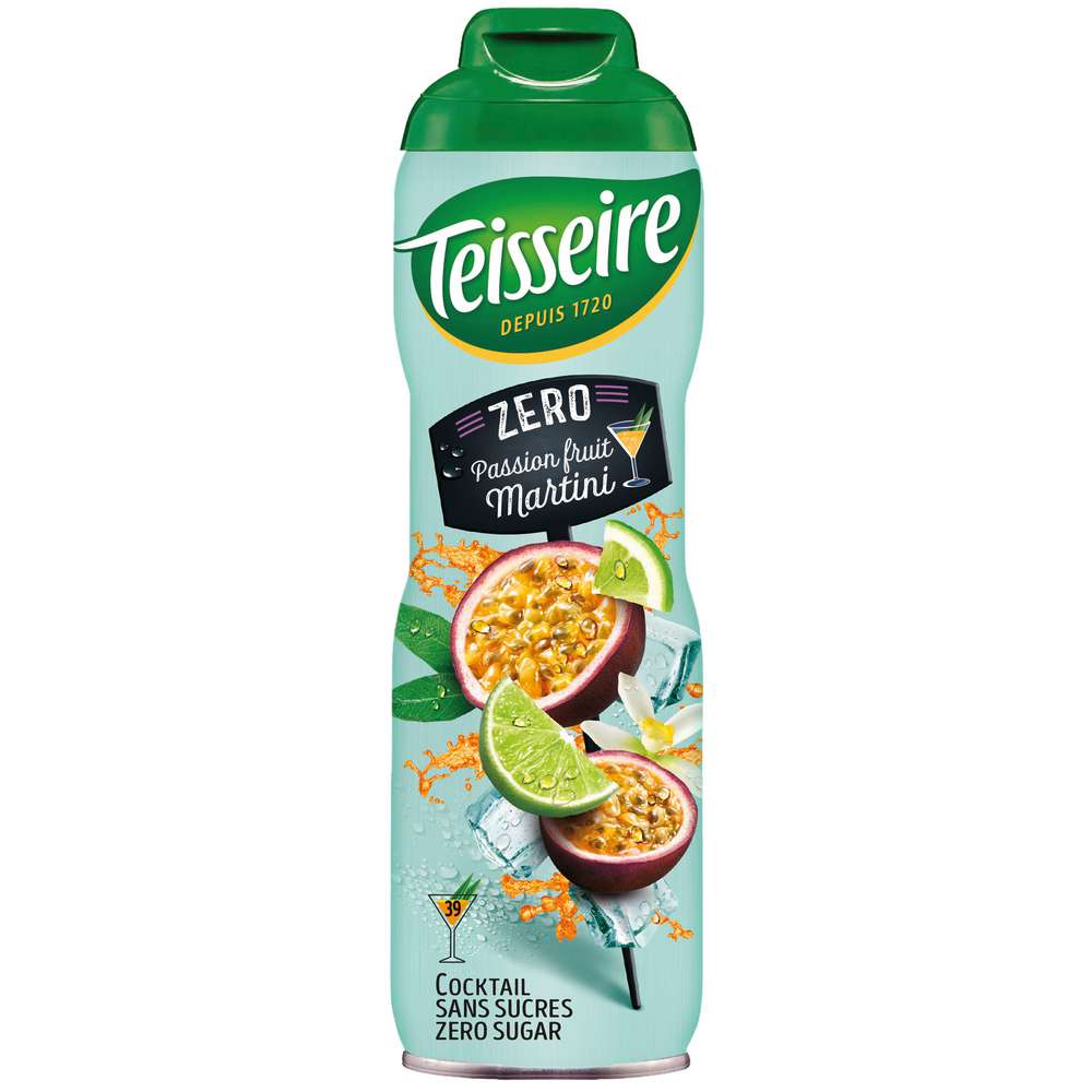 Produktabbildung Teissere Sirup, Cocktail Passionsfrucht Matini Zero
