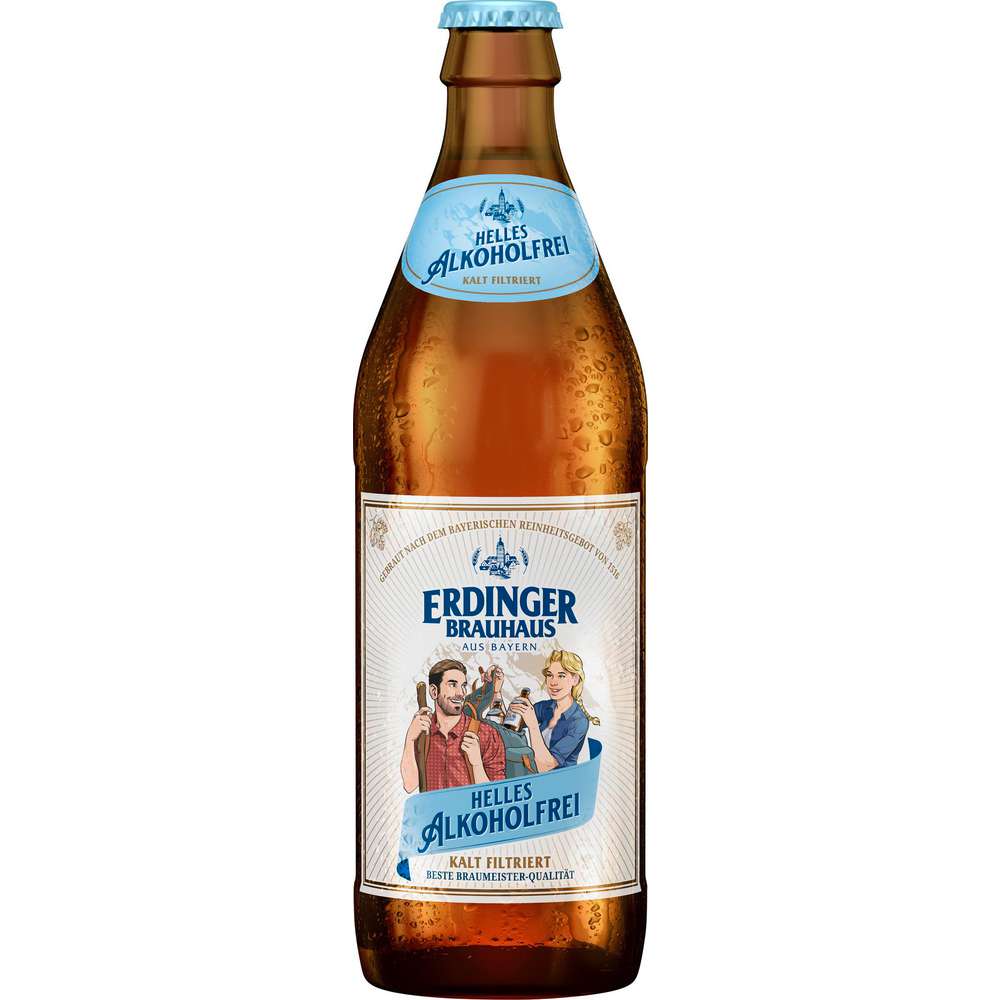 Produktabbildung Erdinger Brauhaus Helles Alkoholfrei