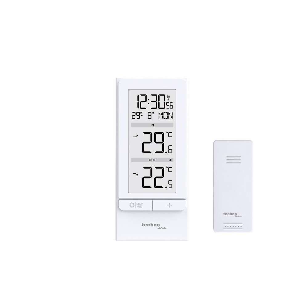 Produktabbildung Technoline Funkwecker WT229, weiß