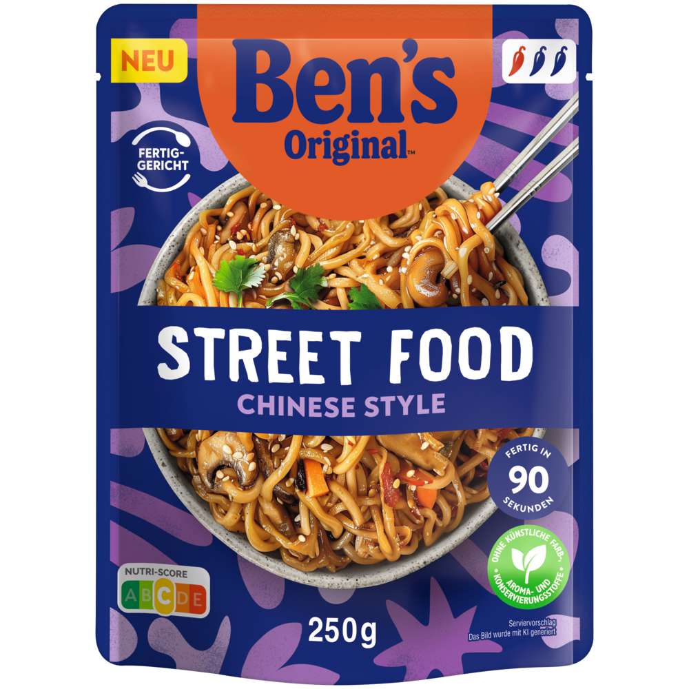 Produktabbildung BEN'S ORIGINAL Fertiggericht Street Food Chinese