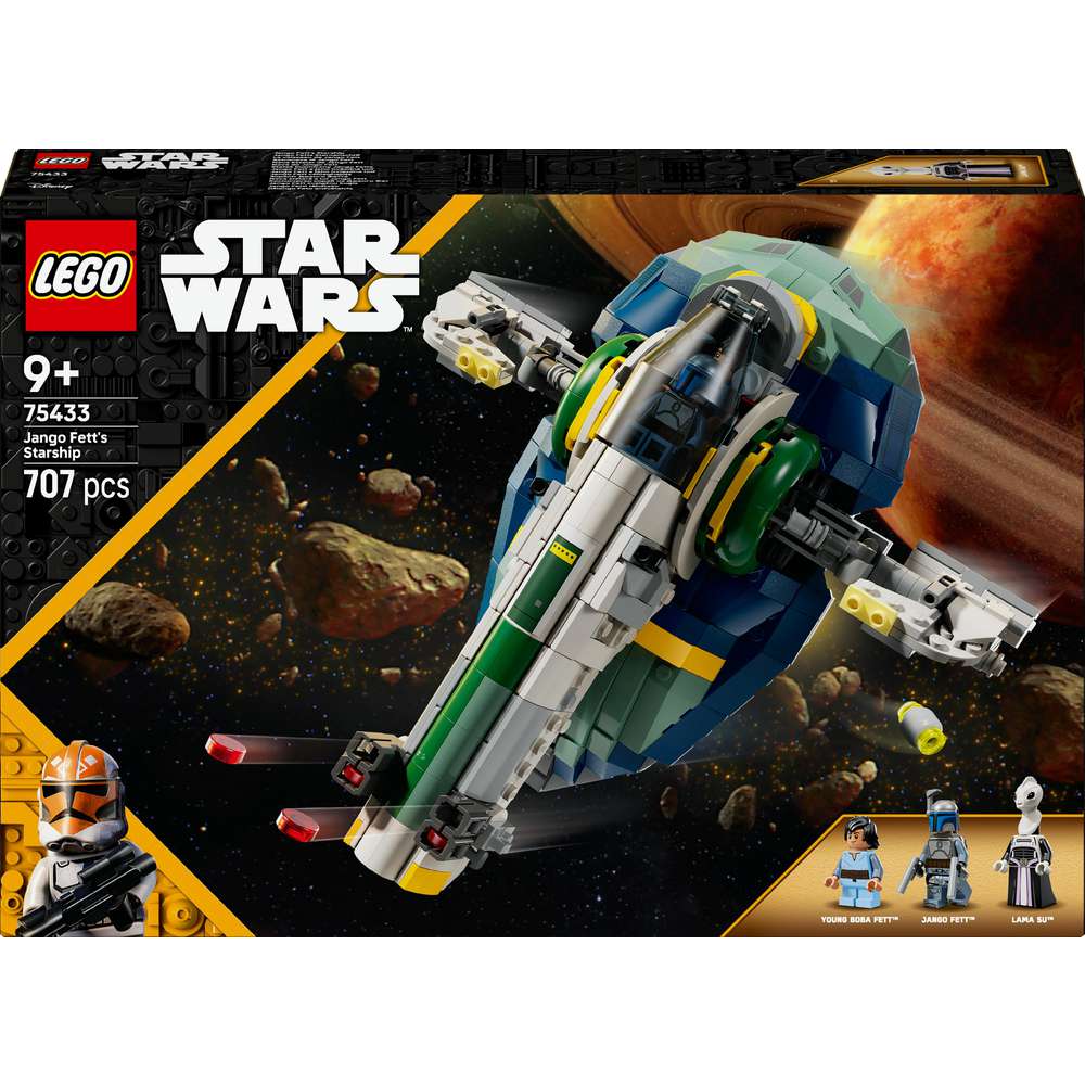 Produktabbildung Lego LEGO Star Wars: Angriff der Klonkrieger Jango Fetts Sternenschiff 75433