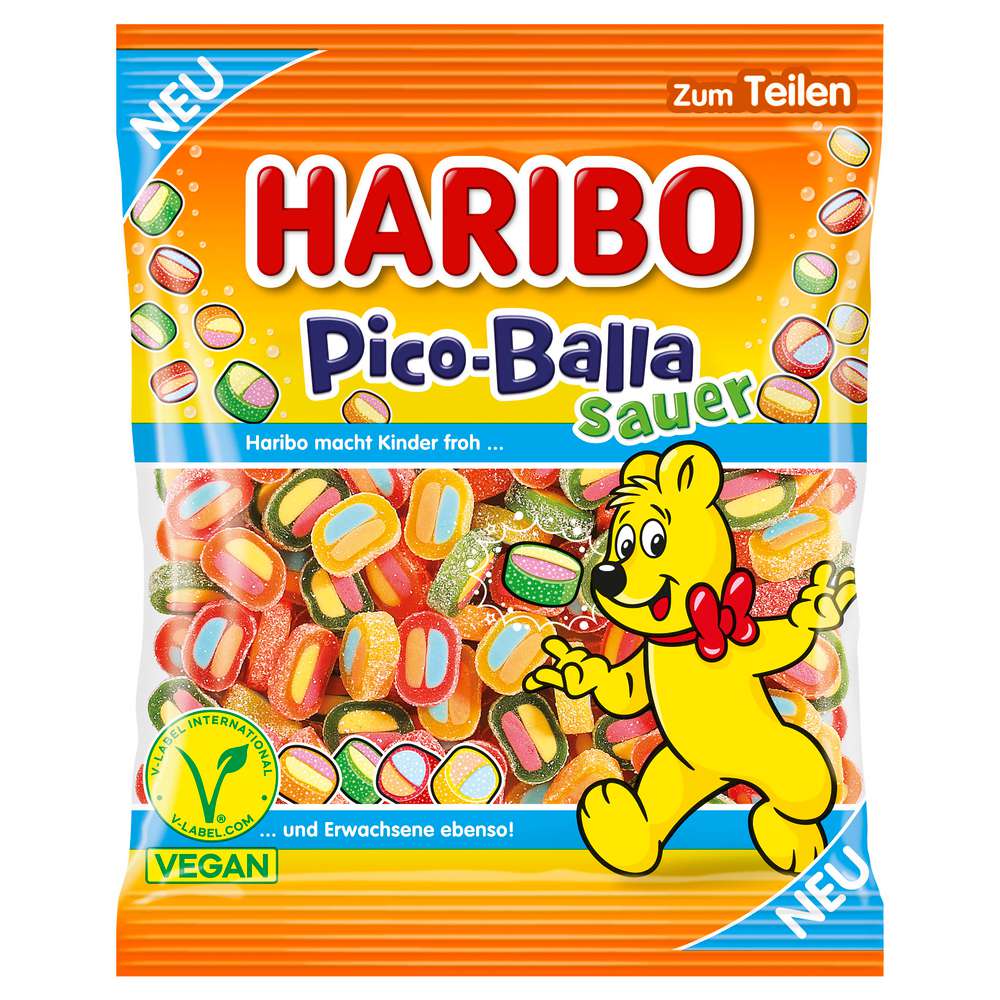 Produktabbildung Haribo Fruchtgummi Pico-Balla Sauer