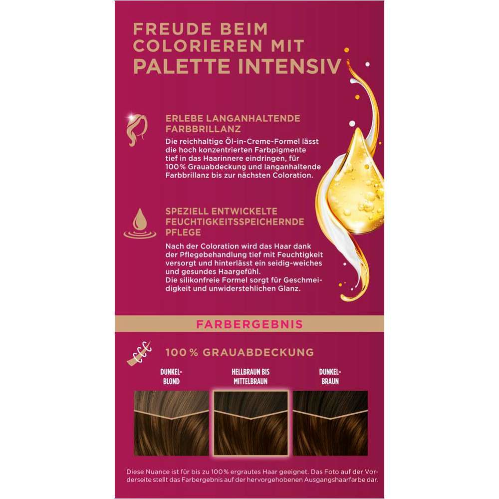 Produktabbildung Poly Palette Intensiv Creme Coloration, 4-65 Warmes Braun