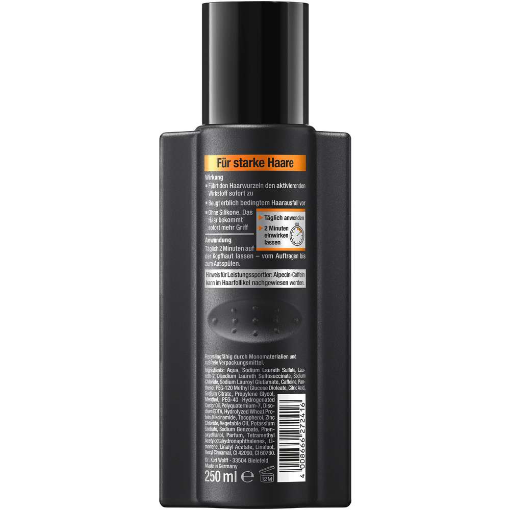 Produktabbildung Alpecin Coffein-Shampoo Black Edition