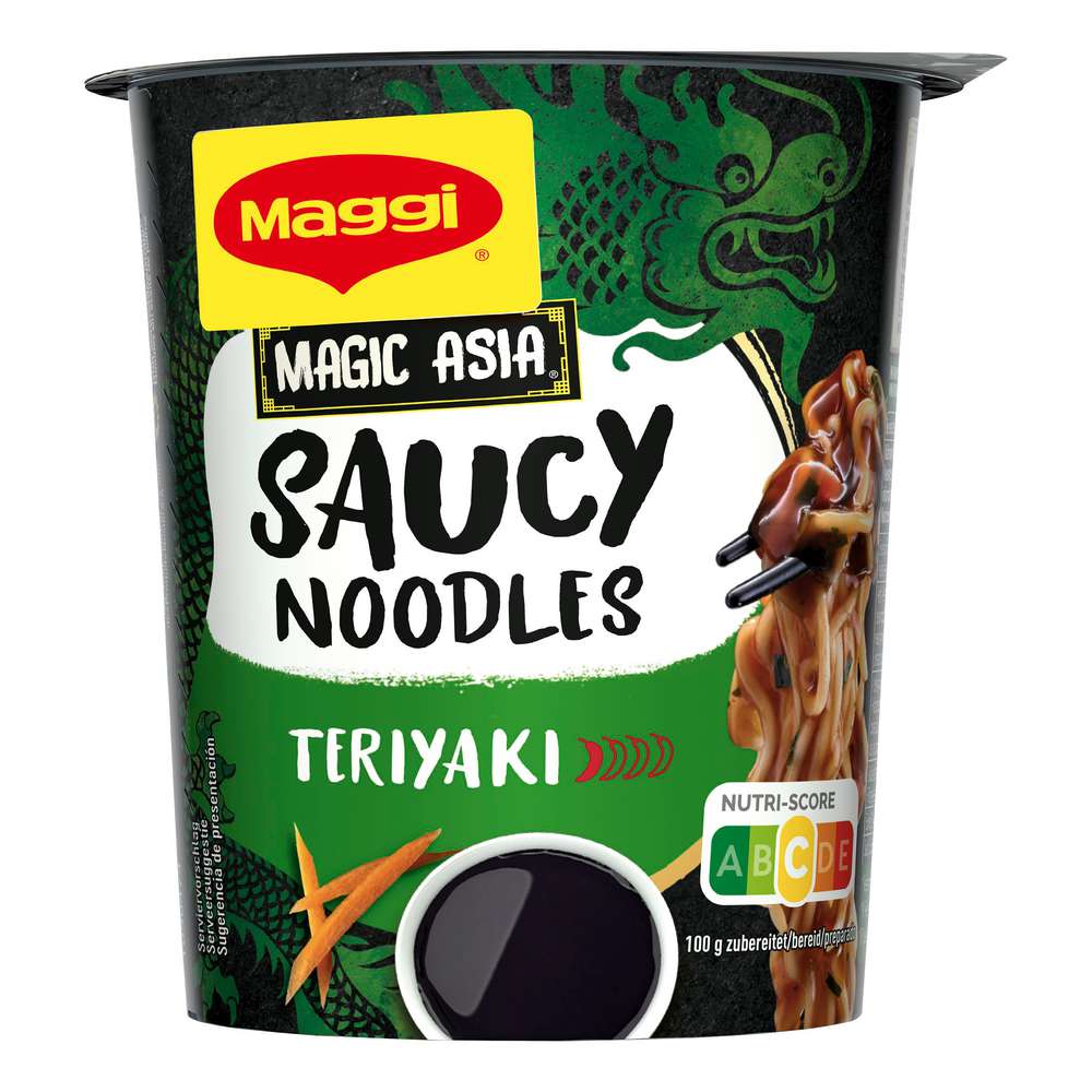 Produktabbildung Maggi Instant Cup Magic Asia, Saucy Noodles Teriyaki