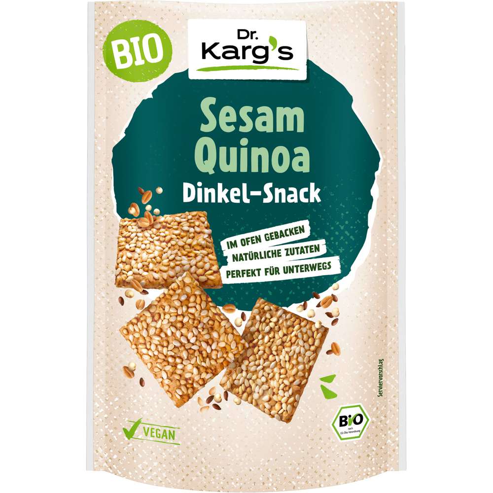 Produktabbildung Dr. Karg's Bio Vollkorn-Snack, Dinkel/Quinoa
