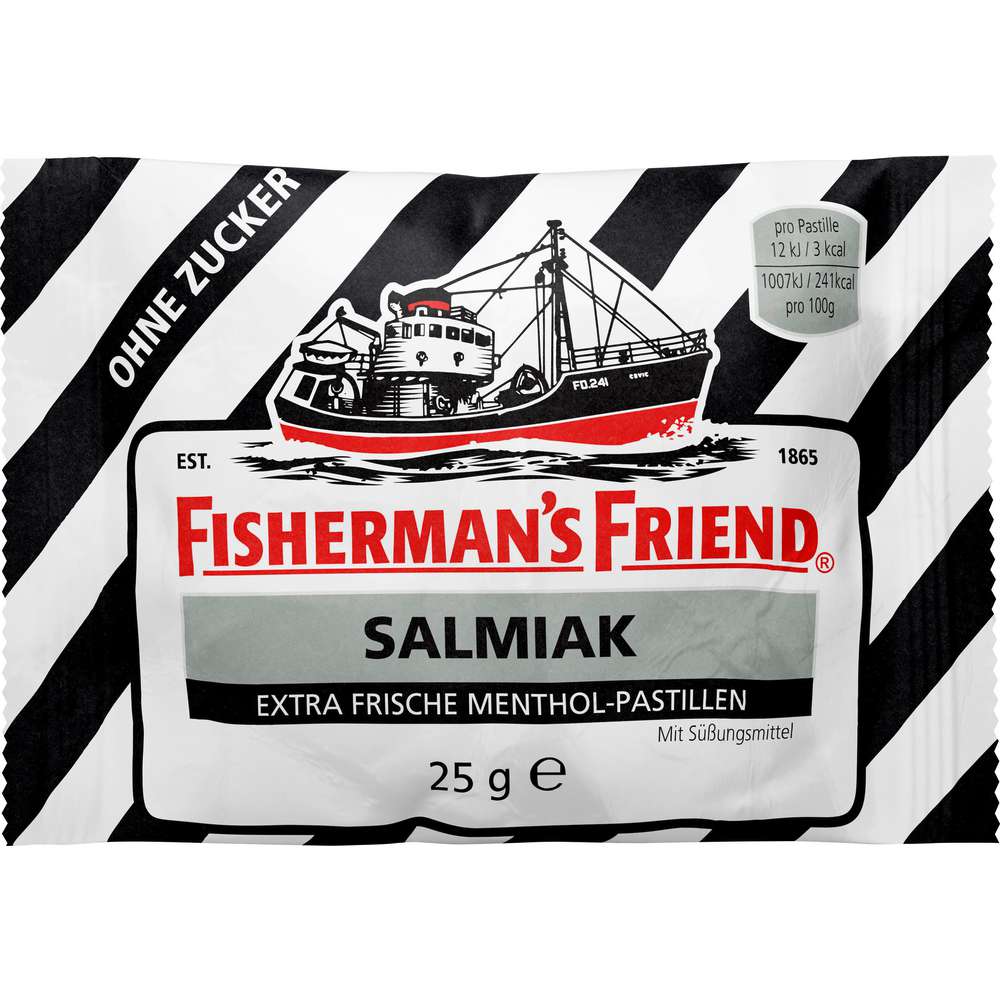 Produktabbildung Fisherman's Friend Salmiak Pastillen, ohne Zucker