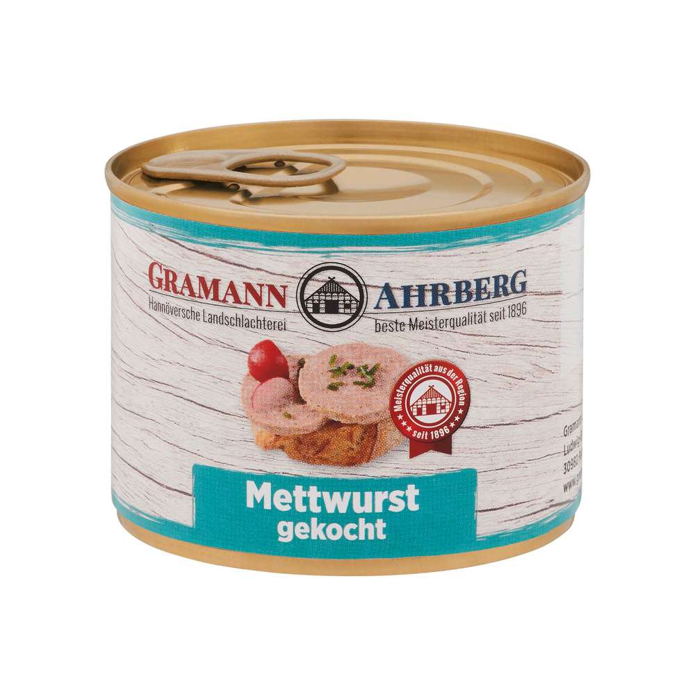 Produktabbildung Gramann & Ahrberg Mettwurst, gekocht