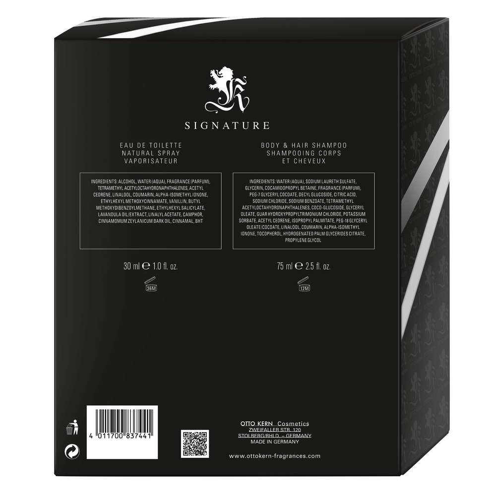 Produktabbildung Otto Kern Geschenk-Set Signature, Eau de Toilette/Shower Gel