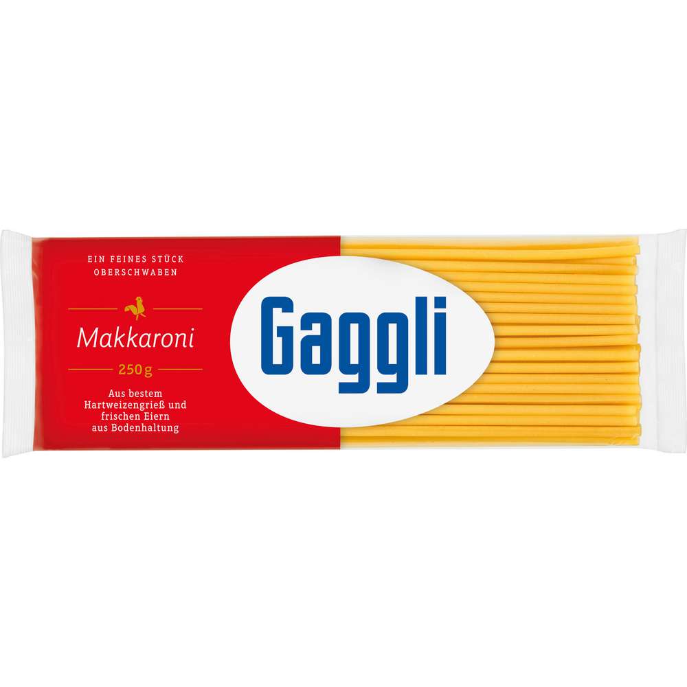 Produktabbildung Gaggli Nudeln, Makkaroni
