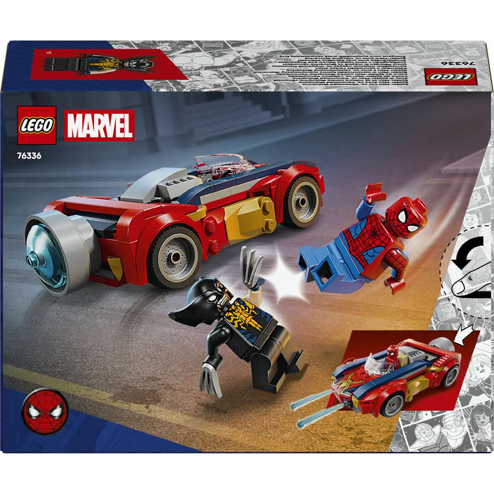 Produktabbildung Lego LEGO Marvel Spider-Man Auto vs. Venomized Wolverine 76336
