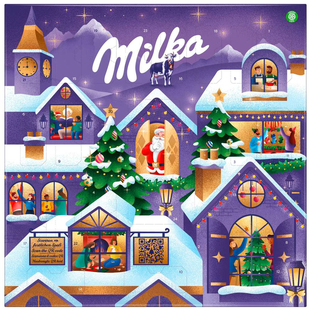 Produktabbildung Milka Adventskalender
