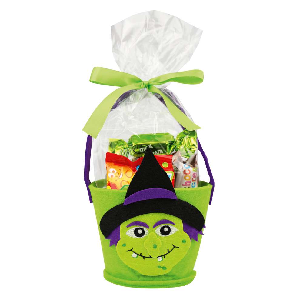 Produktabbildung Windel Halloween Filzkorb mit Süßigkeiten