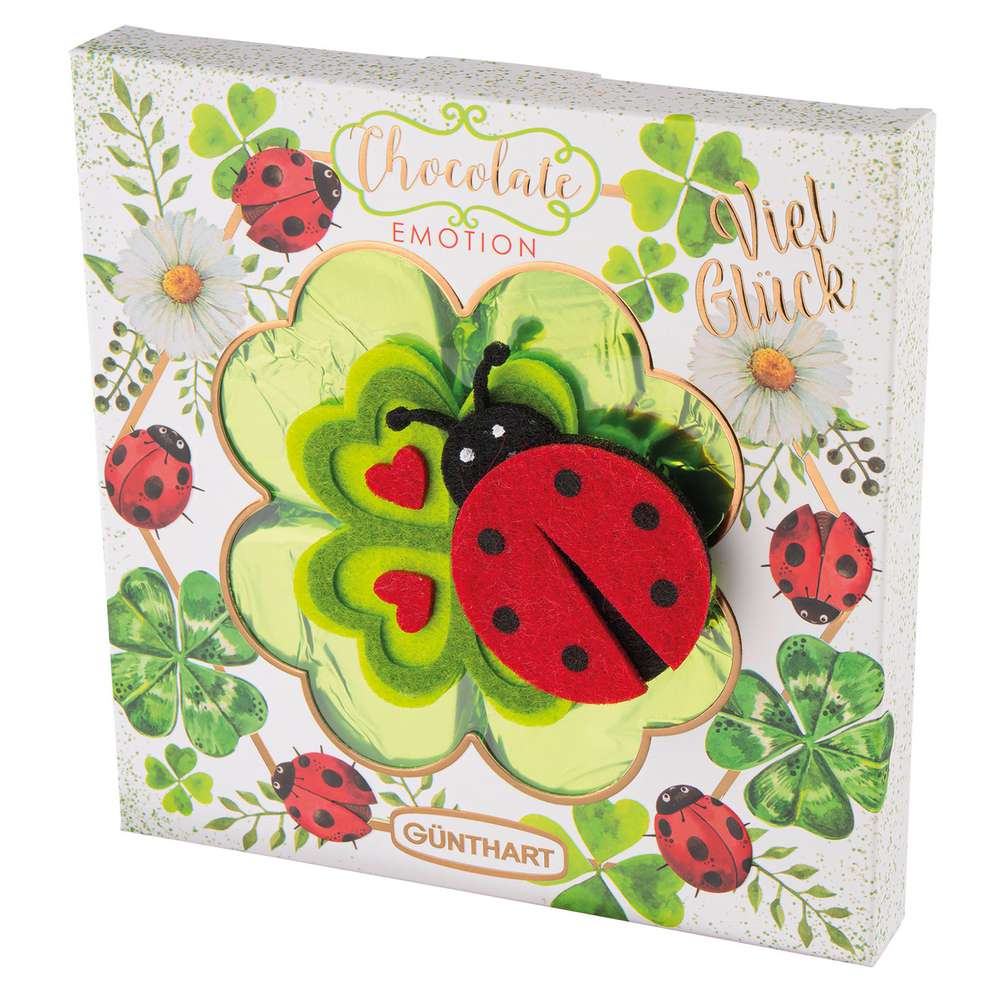 Produktabbildung Günthart Pralinen Präsent Glücksklee