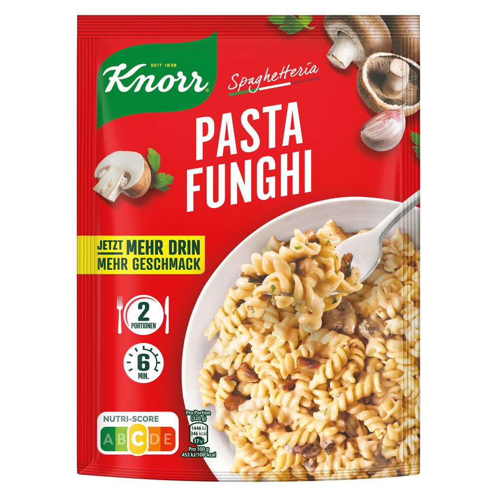 Produktabbildung Knorr Spaghetteria Pasta Funghi