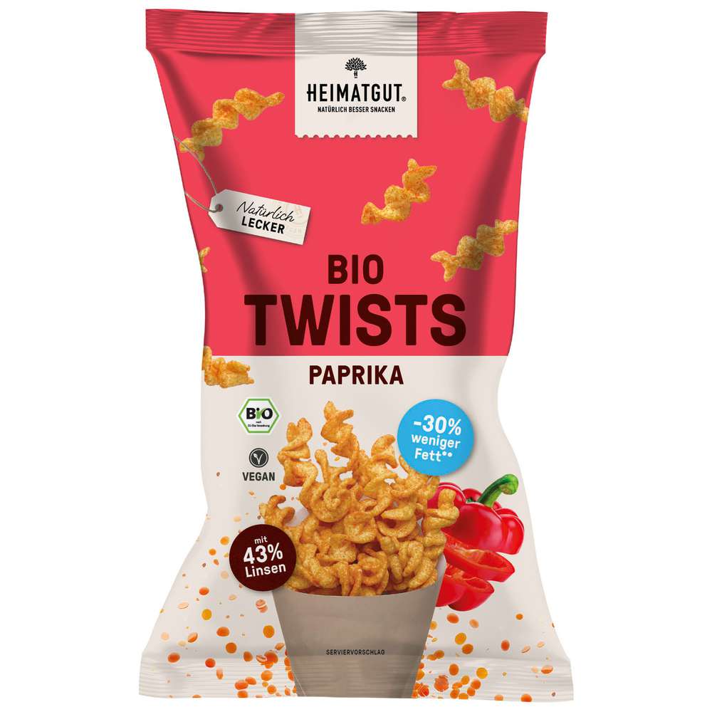 Produktabbildung Heimatgut Bio Twists Paprika