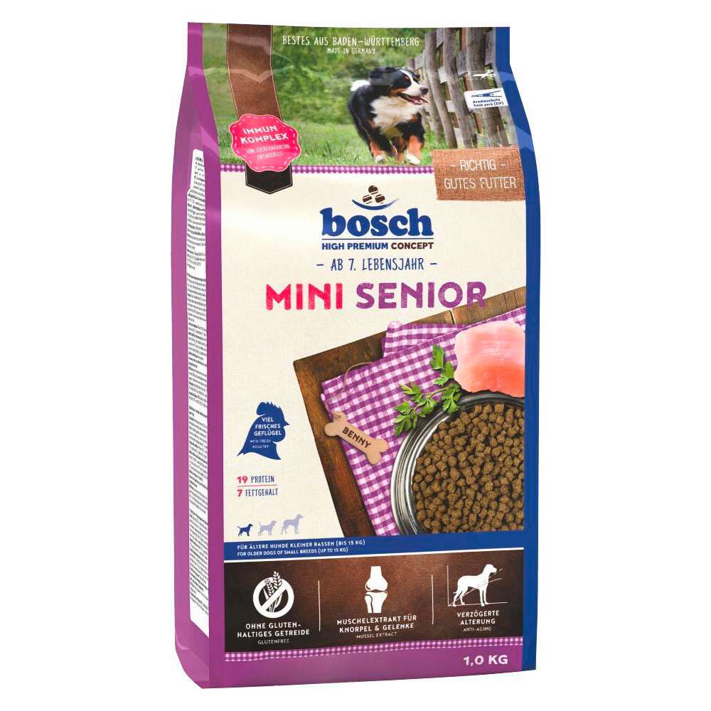 Produktabbildung Bosch Hunde-Trockenfutter Adult Mini Senior