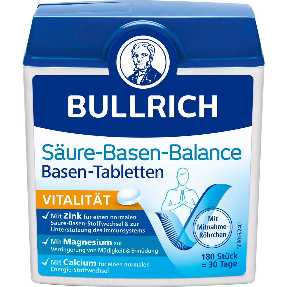 Produktabbildung Bullrich Säure-Basen-Balance Tabletten, vegan