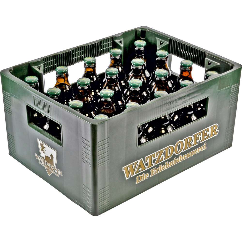 Produktabbildung Watzdorfer Pilsener Bier Burg Pils, 4,9 % (20x 0,330 Liter)
