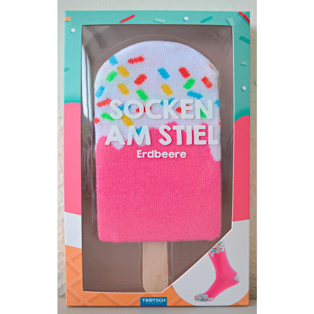 Produktabbildung Trötsch Socken am Stiel Erdbeere