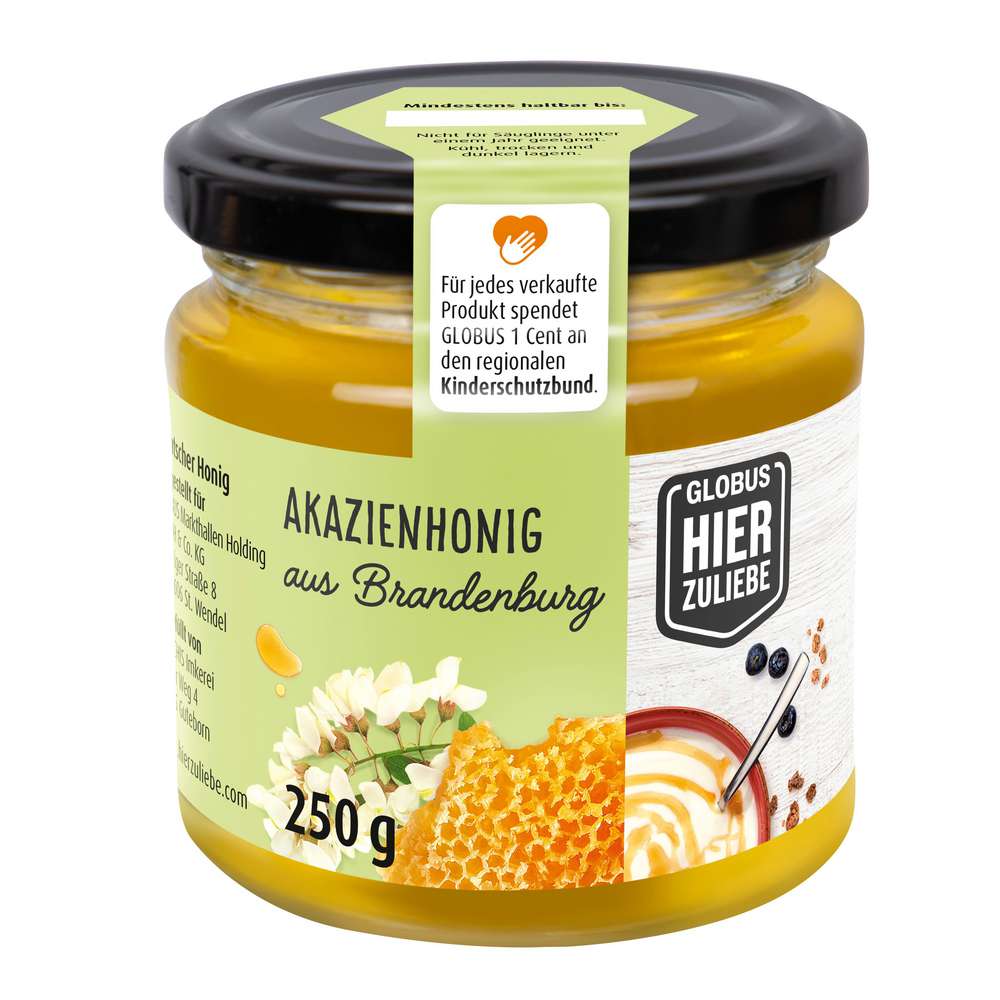 Produktabbildung GLOBUS HierZuliebe Akazien Honig Brandenburg