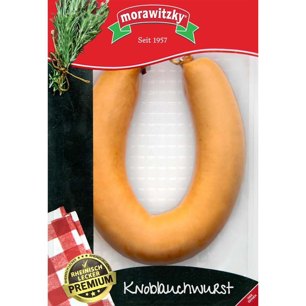 Produktabbildung Morawitzky Fleischwurst mit Knoblauch im Ring