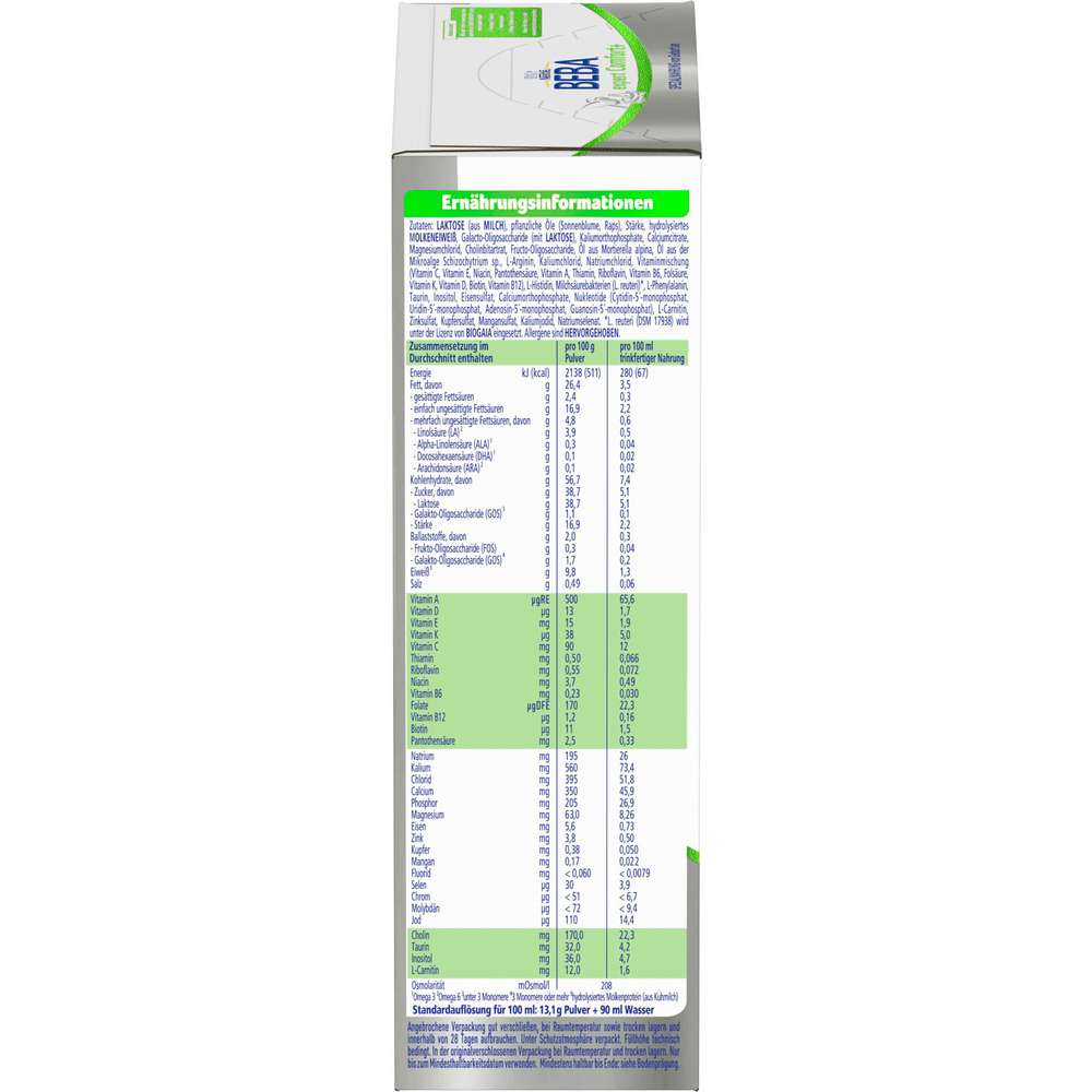 Produktabbildung Nestle Beba Spezialnahrung Comfort+