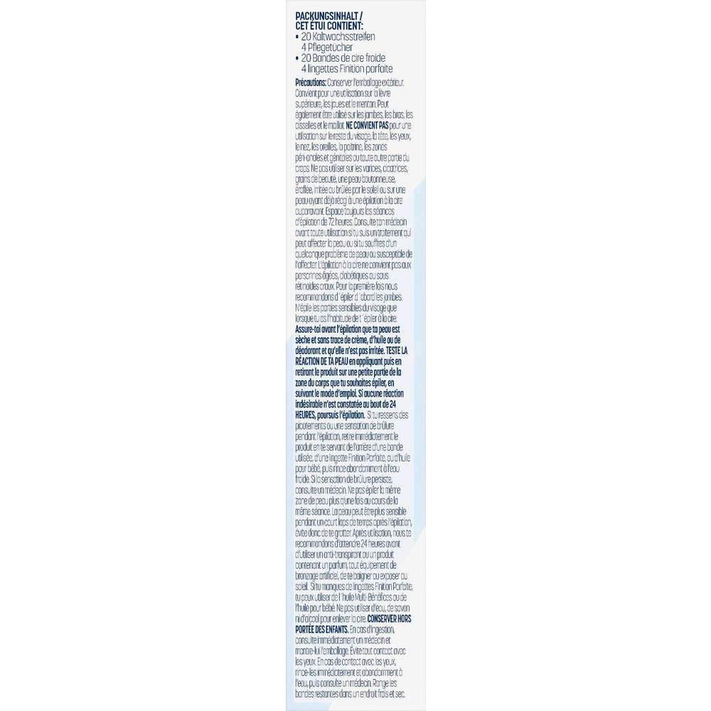 Produktabbildung Veet Kaltwachsstreifen Pure, Gesicht