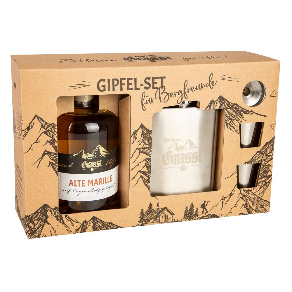 Produktabbildung Grassl Flachmann-Box Alte Marille