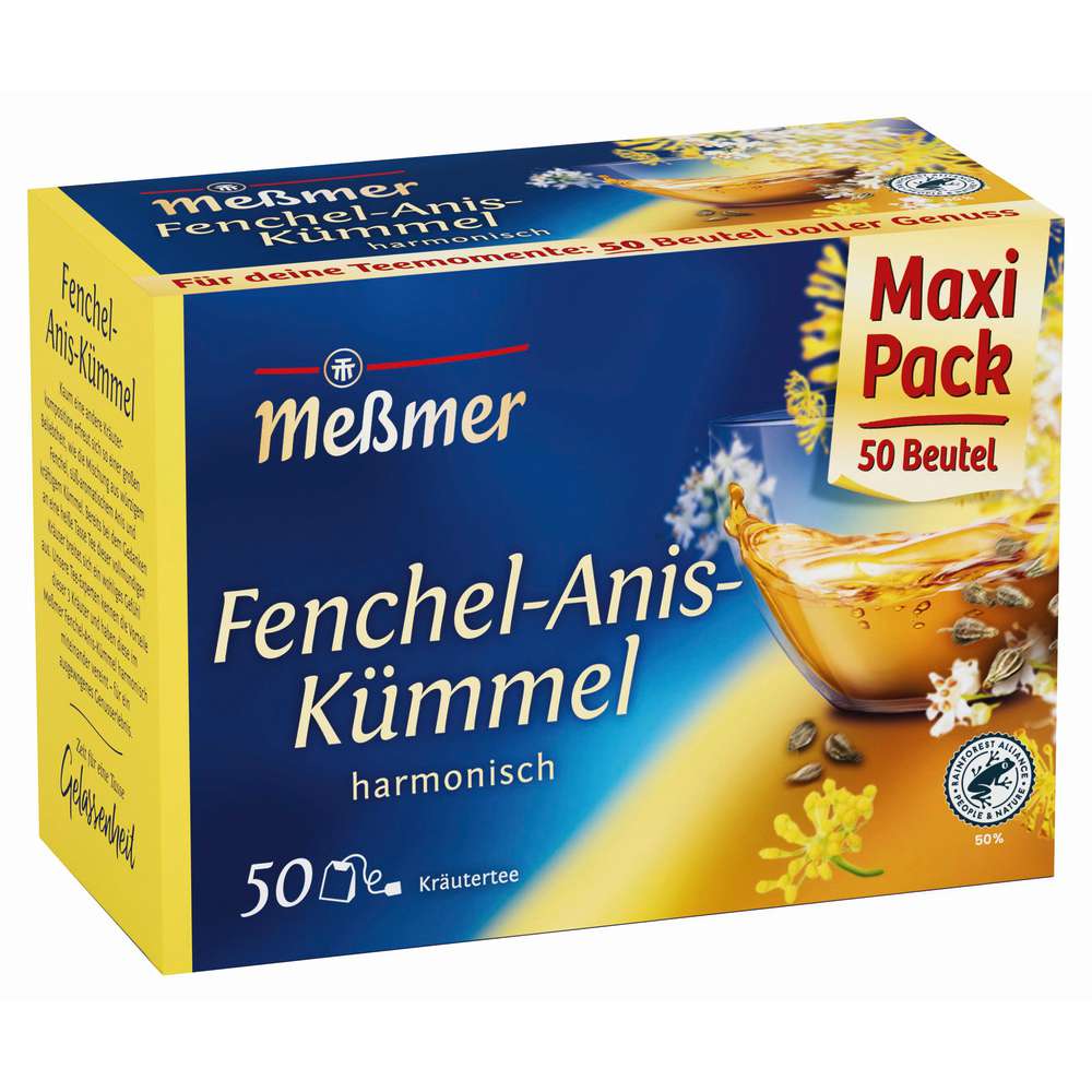 Produktabbildung Messmer Kräutertee, Fenchel-Anis-Kümmel harmonisch