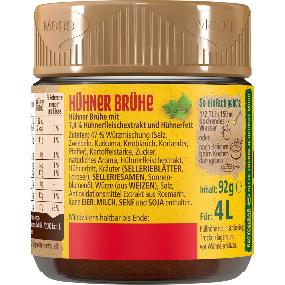Produktabbildung Maggi Hühner Brühe