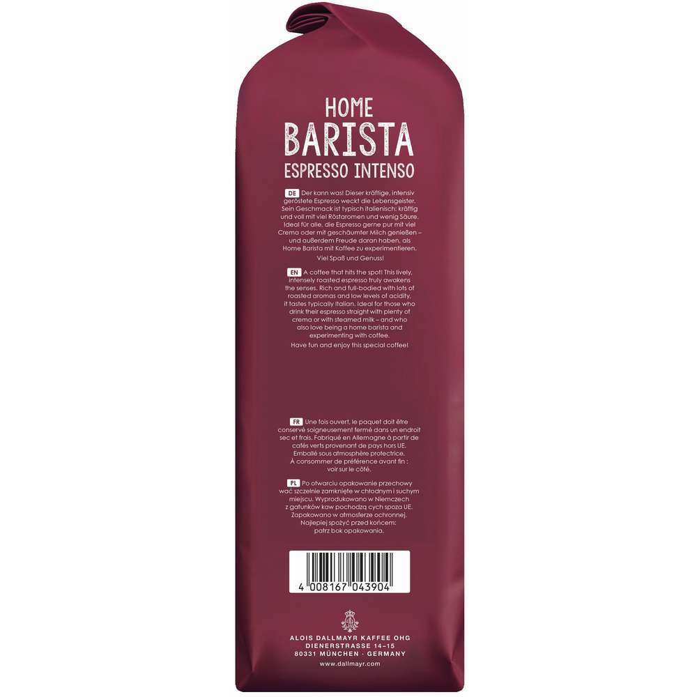 Produktabbildung Dallmayr Home Barista, Espresso Intenso