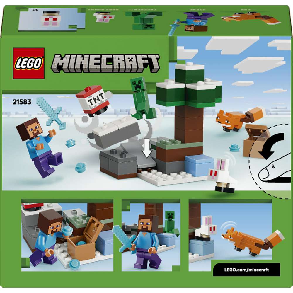Produktabbildung Lego LEGO Minecraft Steves Abenteuer in der Taiga 21583
