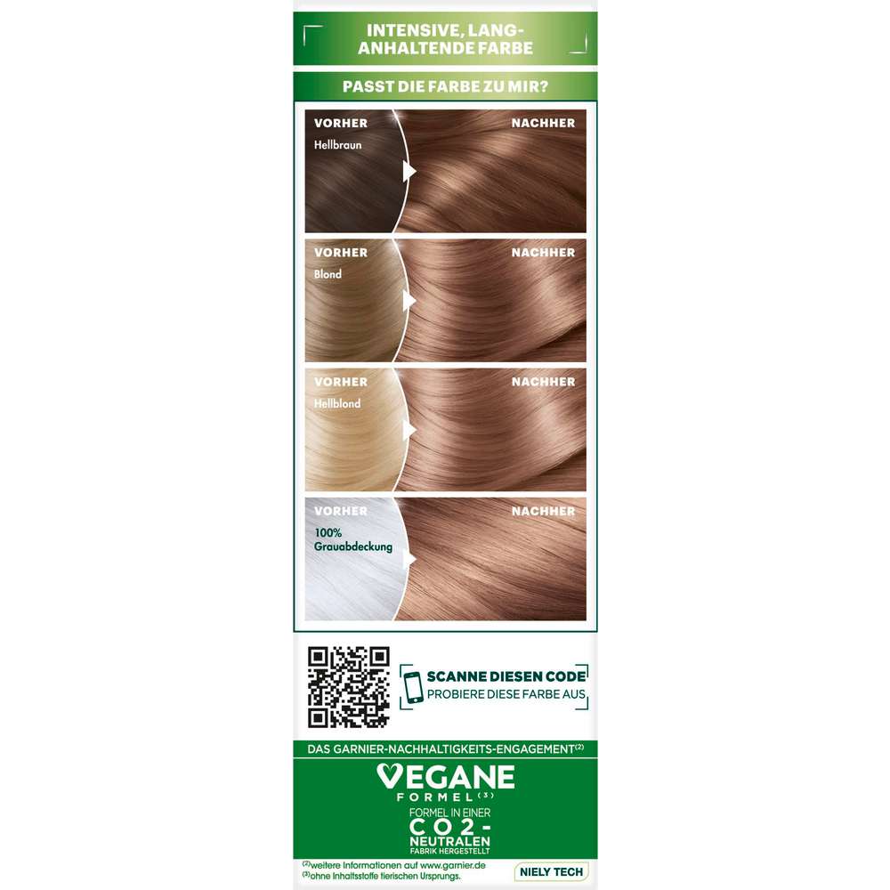 Produktabbildung Garnier Haarfarbe Nutrisse, 7.132 Natürliches Mittelblond