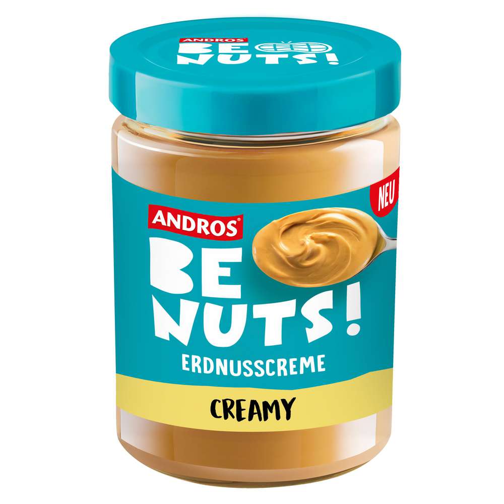 Produktabbildung Andros Be Nuts! Erdnusscreme creamy