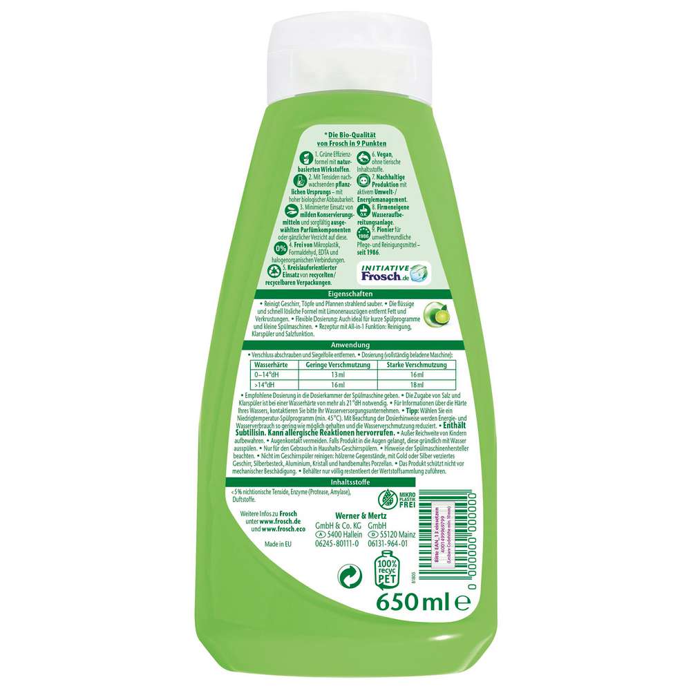 Produktabbildung Frosch Maschinengeschirrspül-Gel All-In-1, Limone