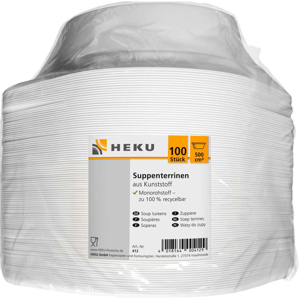Produktabbildung  Suppenterrinen weiß