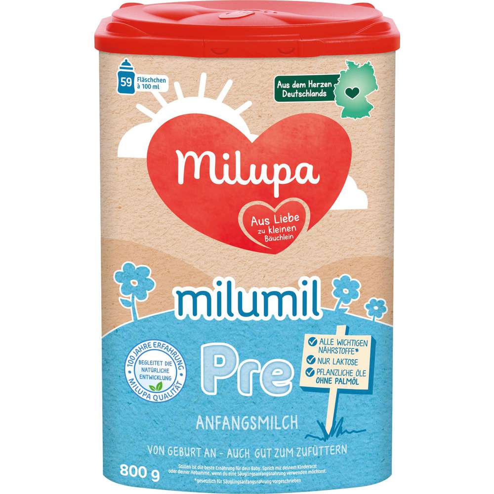 Produktabbildung Milupa Milumil Anfangsmilch, Pre