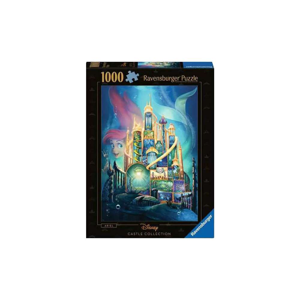 Produktabbildung Ravensburger Puzzle Disney Castles Ariel 1000 Teile