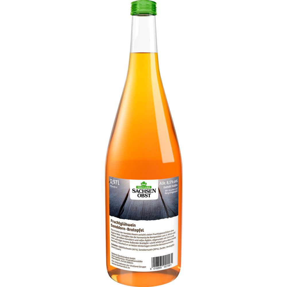 Produktabbildung Kelterei Sachsenobst Glühwein, Sanddorn-Bratapfel