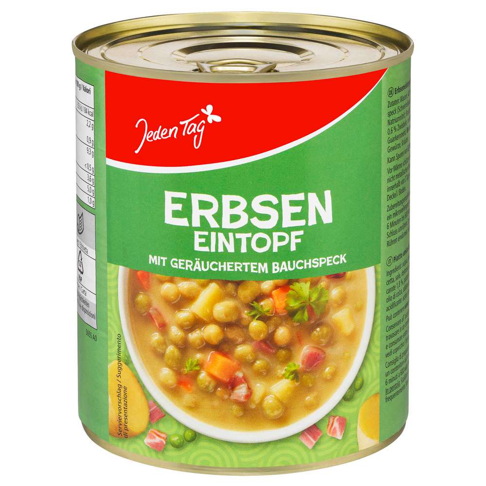 Produktabbildung Jeden Tag Erbseneintopf