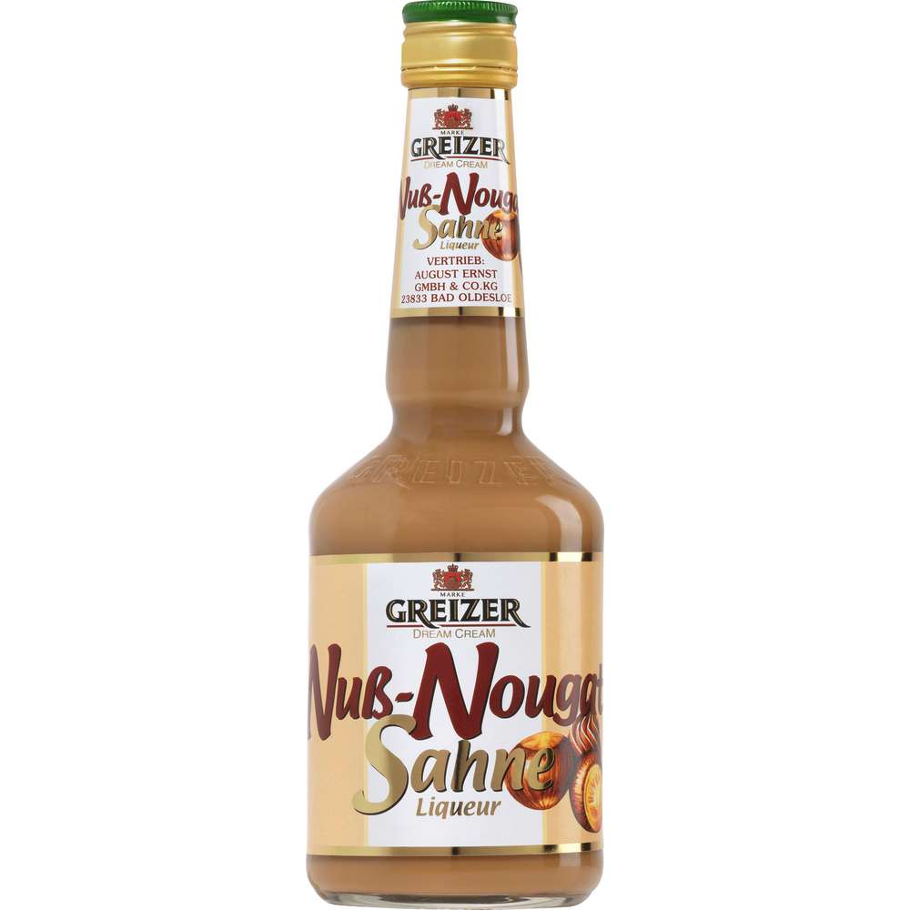 Produktabbildung Greizer Nuss-Nougat Sahne Likör 15%
