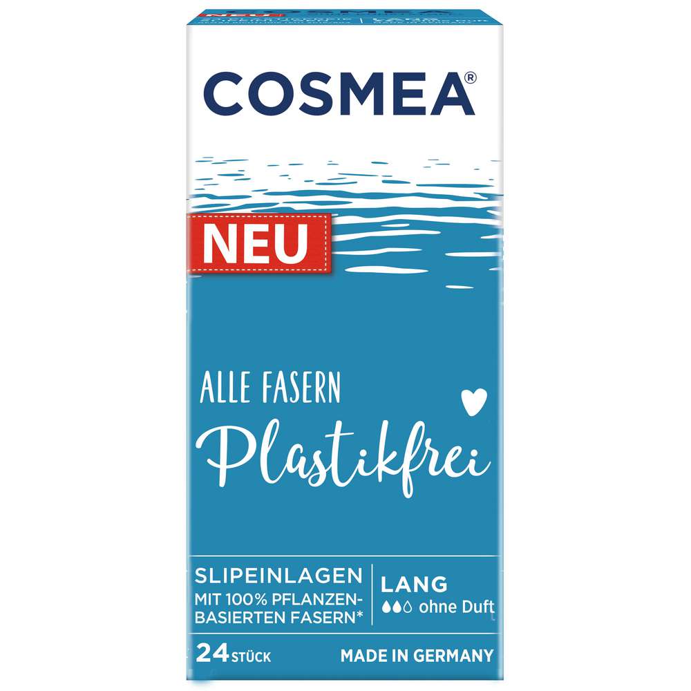 Produktabbildung Cosmea Slipeinlagen Plastikfrei lang ohne Duft