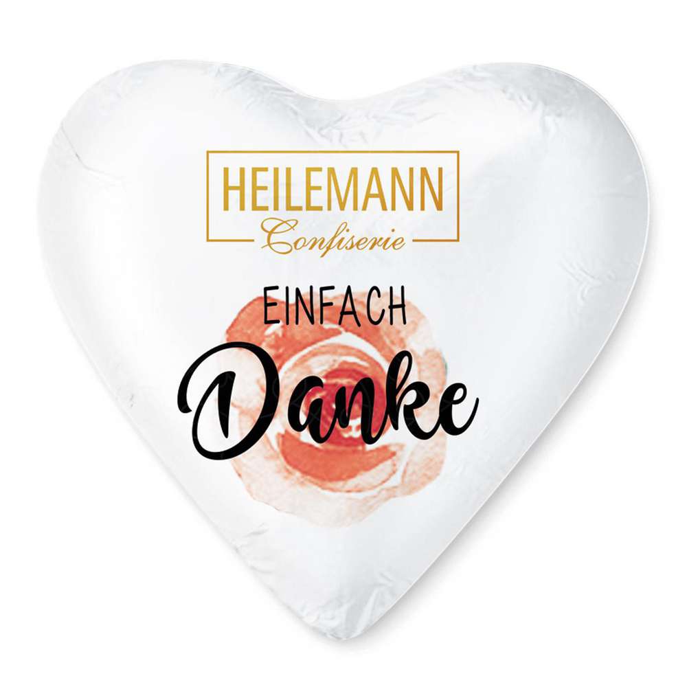 Produktabbildung Heilemann Schokoladen-Herzen Gruss, sortiert