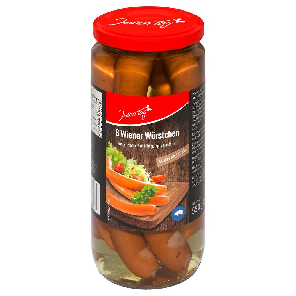 Produktabbildung Jeden Tag  Wiener Würstchen
