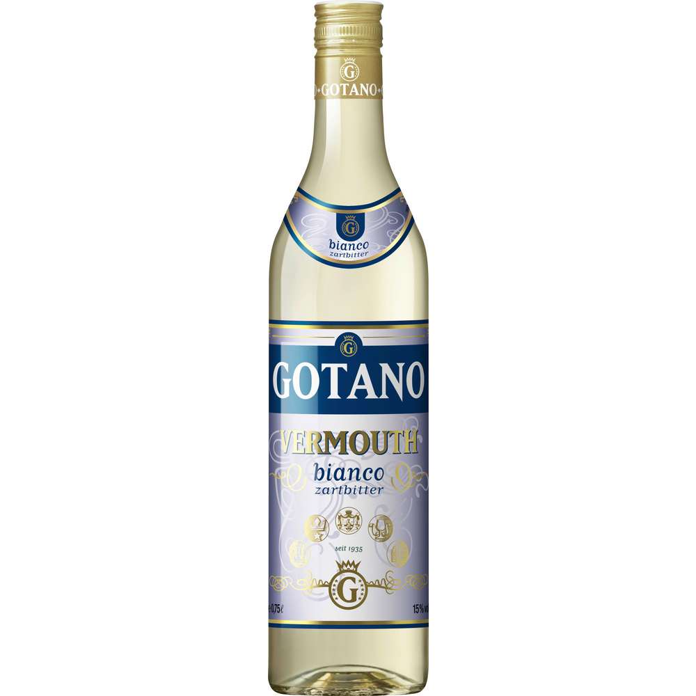 Produktabbildung Gotano Vermouth Bianco zartbitter Wermut 15%