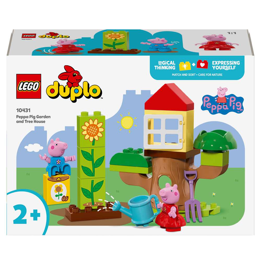 Produktabbildung Lego LEGO DUPLO 10431 Peppas Garten mit Baumhaus: Peppa Pig Spielzeughaus