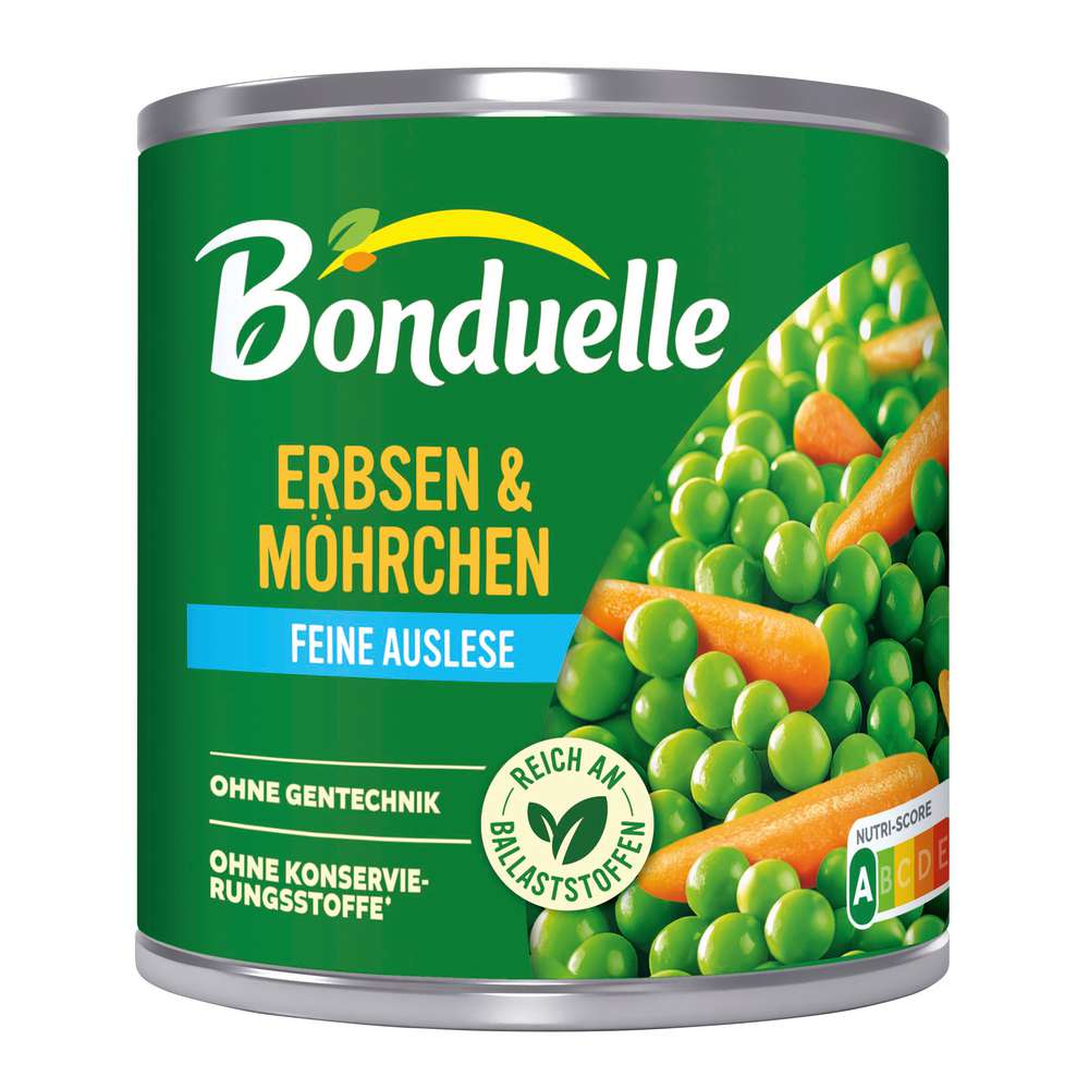 Produktabbildung Bonduelle Erbsen & Möhrchen, Feine Auslese