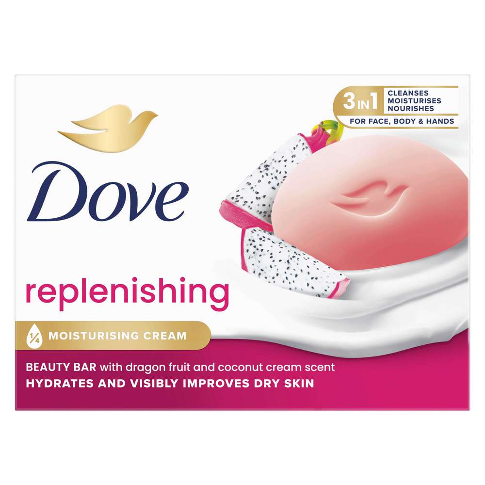 Produktabbildung Dove Waschstück Drachenfrucht, für Gesicht, Körper & Hände